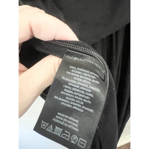 Moulinette Soeurs Anthropologie Molly Black Wide Leg Jersey Jumpsuit size M - Picture 12 of 13